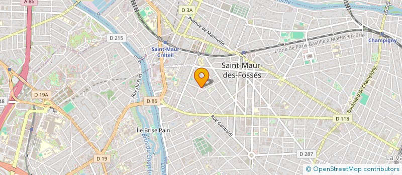 localisation de l'entreprise MONSIEUR JUN KANG XUE à ST MAUR DES FOSSES