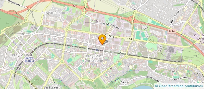 localisation de l'entreprise MONSIEUR JUNAID QAZI  CERGY