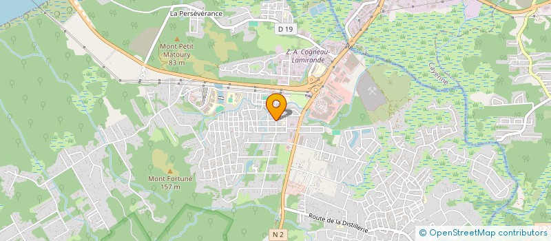 localisation de l'entreprise MONSIEUR JUNEL ZEPHIR  MATOURY