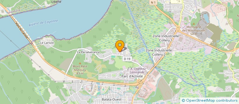 localisation de l'entreprise MONSIEUR JUNER BENJAMIN  MATOURY