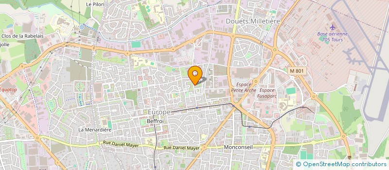 localisation de l'entreprise MONSIEUR JUNINHO LOUNGILA  TOURS