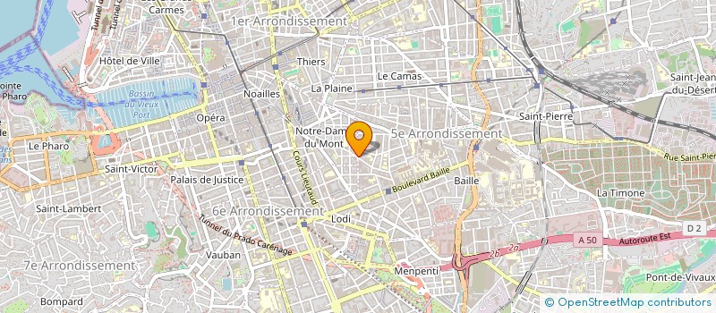 localisation de l'entreprise MONSIEUR JUNIOR ANGLADA à MARSEILLE