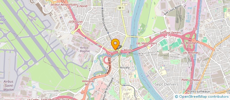 localisation de l'entreprise MONSIEUR JUNIOR ATHOUMANI SAIDINA  BLAGNAC