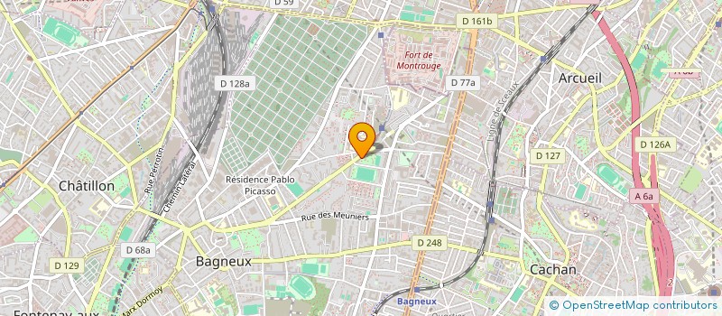 localisation de l'entreprise MONSIEUR JUNIOR BUNDA MUANDA à BAGNEUX