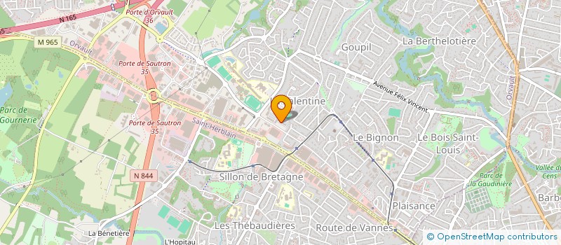localisation de l'entreprise MONSIEUR JUNIOR CEDRIC NDENKEU à ORVAULT