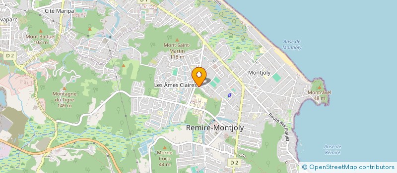 localisation de l'entreprise MONSIEUR JUNIOR DENY  REMIRE-MONTJOLY
