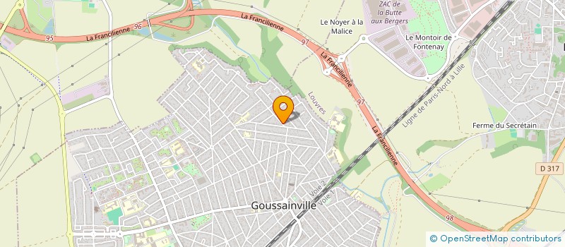 localisation de l'entreprise MONSIEUR JUNIOR GEROME  GOUSSAINVILLE