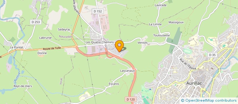 localisation de l'entreprise MONSIEUR JUNIOR HOFFMANN à AURILLAC