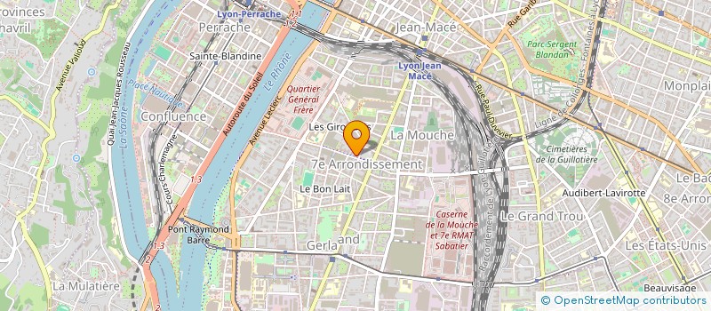 localisation de l'entreprise MONSIEUR JUNIOR LOCKAKA  LYON