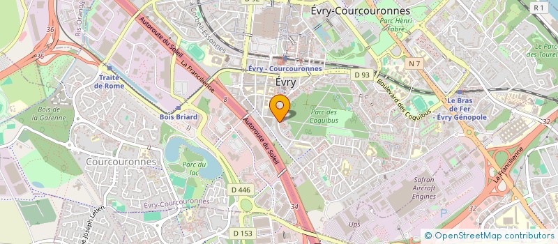 localisation de l'entreprise MONSIEUR JUNIOR MELA MA NKONZO  EVRY-COURCOURONNES