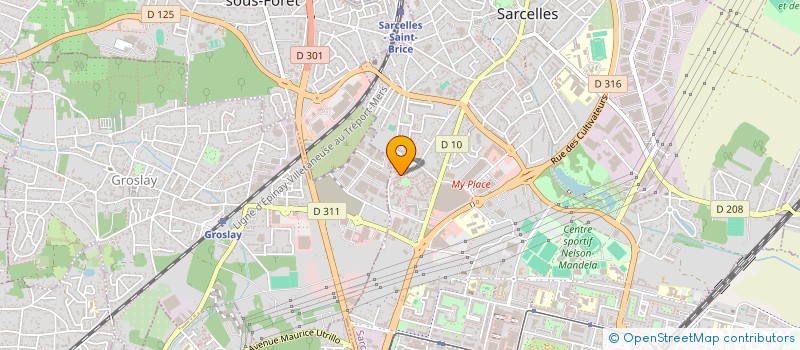 localisation de l'entreprise MONSIEUR JUNIOR NASCIMENTO DOS SANTOS à SARCELLES