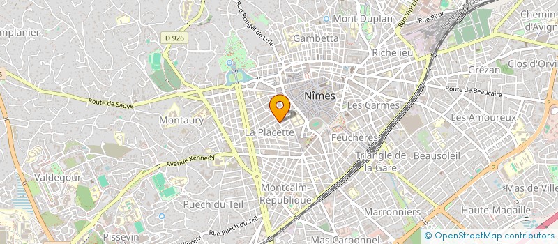 localisation de l'entreprise MONSIEUR JUNIOR NIELLI  NIMES
