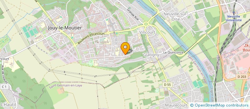 localisation de l'entreprise MONSIEUR JUNIOR NKUMBA  POISSY