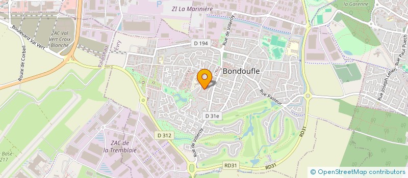 localisation de l'entreprise MONSIEUR JUNIOR OWONA II KAMAHA  BONDOUFLE