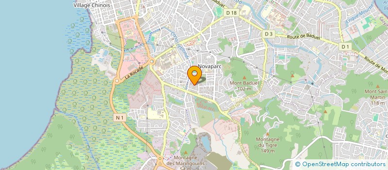 localisation de l'entreprise MONSIEUR JUNIOR PEARSON  CAYENNE