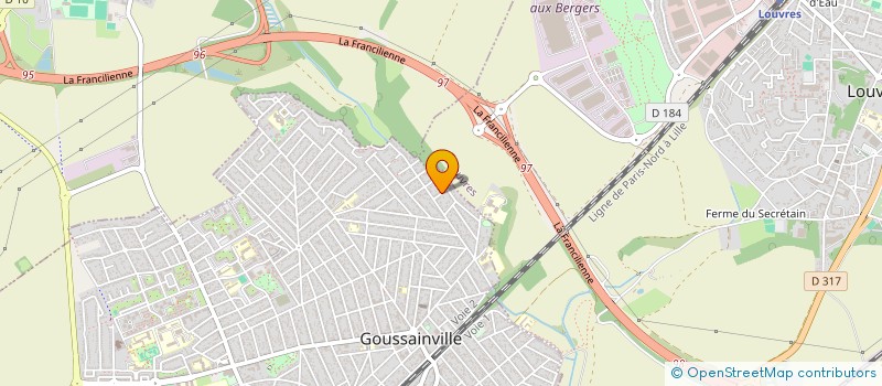 localisation de l'entreprise MONSIEUR JUNIOR PHILIPPE  GOUSSAINVILLE