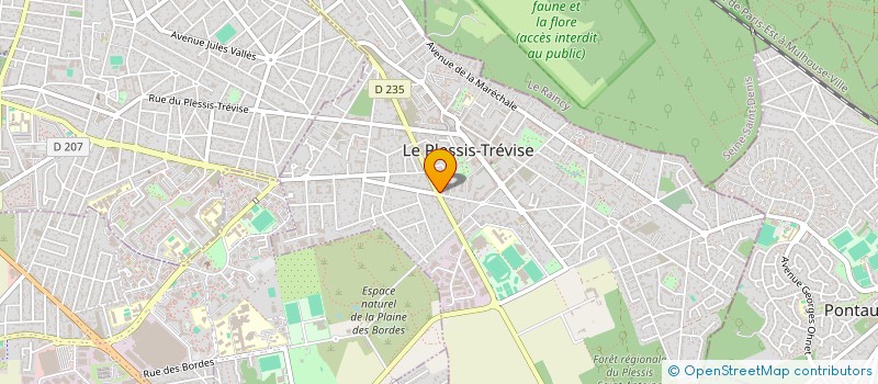 localisation de l'entreprise MONSIEUR JUNIOR TAVARES  LE PLESSIS-TREVISE