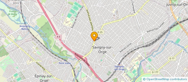 localisation de l'entreprise MONSIEUR JUNIOR TEOZAR à SAVIGNY-SUR-ORGE