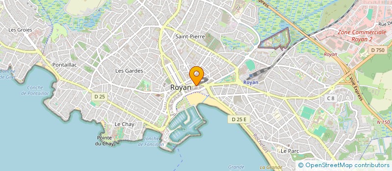 localisation de l'entreprise MONSIEUR JUNIOR TEYSSIER  ROYAN