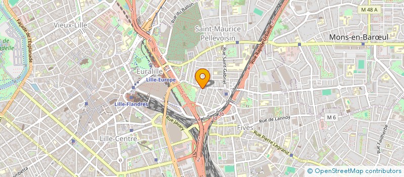 localisation de l'entreprise MONSIEUR JUNIOR TOSSOU-AYAYI- -KONDO  FACHES-THUMESNIL