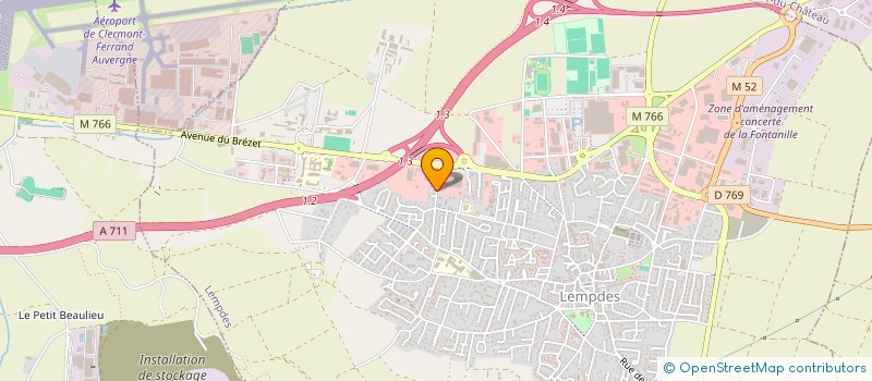 localisation de l'entreprise MONSIEUR JUNIOR VOLBERG  LEMPDES