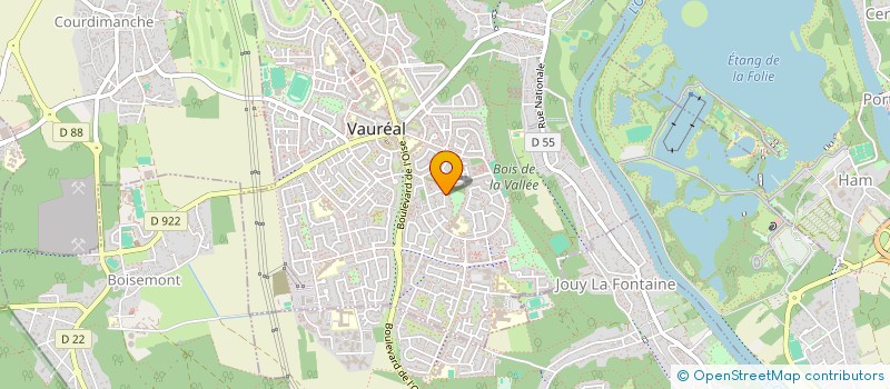 localisation de l'entreprise MONSIEUR JUNIORD OLF  VAUREAL