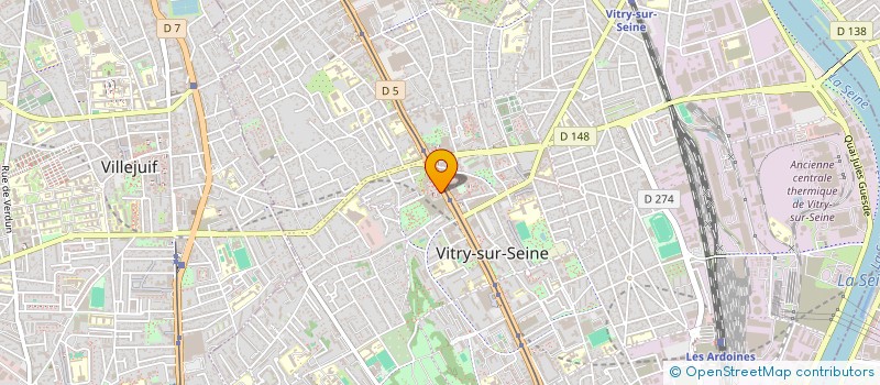 localisation de l'entreprise MONSIEUR JUNZHI XIANG à VITRY-SUR-SEINE