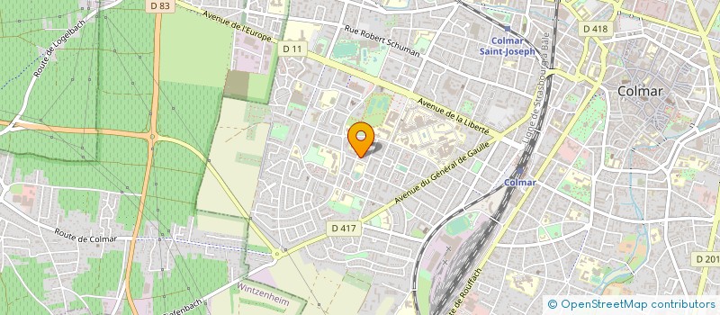 localisation de l'entreprise MONSIEUR JUOZAS VIDRINSKAS  COLMAR