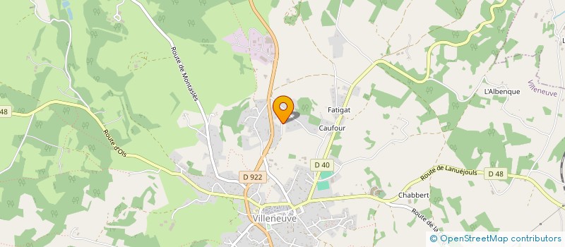 localisation de l'entreprise MONSIEUR JURE BOZIC  AMBEYRAC