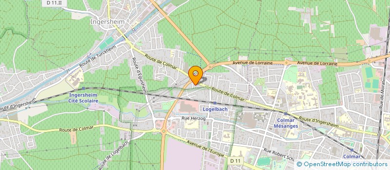 localisation de l'entreprise MONSIEUR JURG LEIBACHER  INGERSHEIM