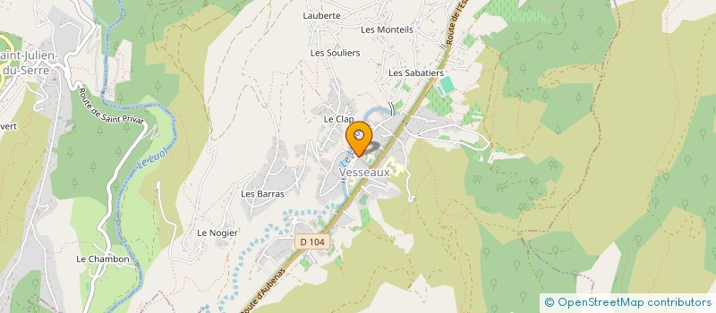 localisation de l'entreprise MONSIEUR JURG MOSIMANN  VESSEAUX