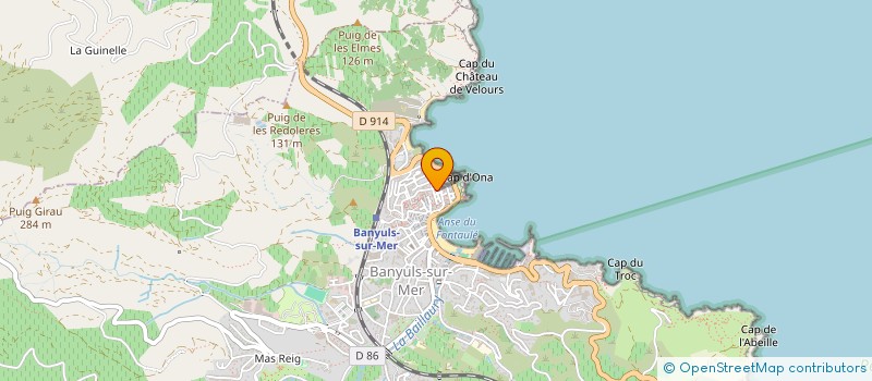 localisation de l'entreprise MONSIEUR JURG WENDLING  BANYULS-SUR-MER