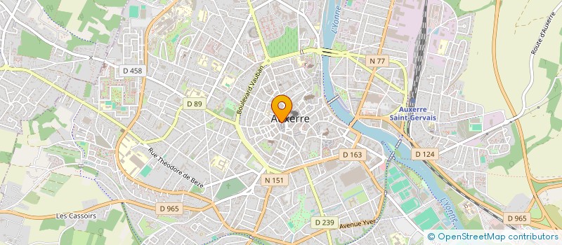 localisation de l'entreprise MONSIEUR JURGEN FULLENBACH à AUXERRE
