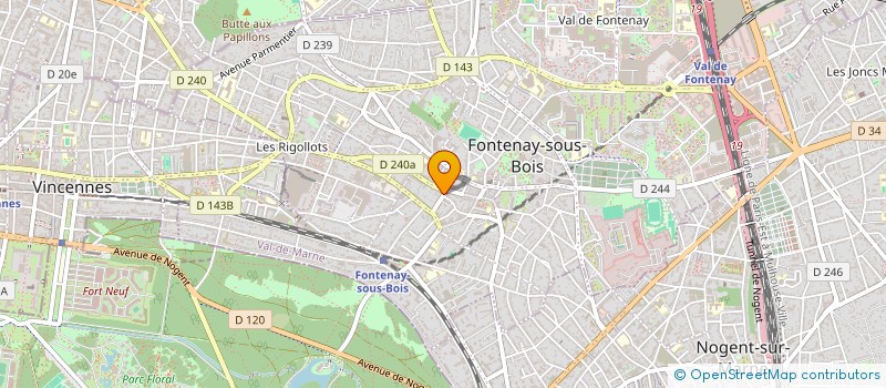 localisation de l'entreprise MONSIEUR JURGEN HECKER à FONTENAY SOUS BOIS
