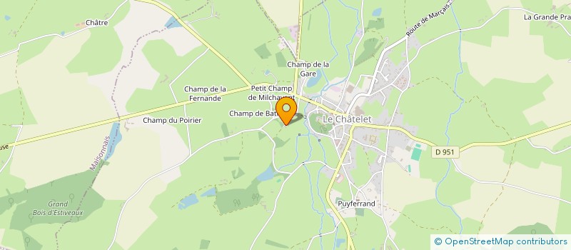 localisation de l'entreprise MONSIEUR JURGEN SCHOONBAERT  LE CHATELET