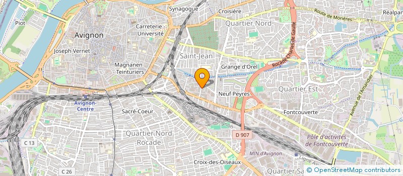 localisation de l'entreprise MONSIEUR JURGEN VEGI  AVIGNON