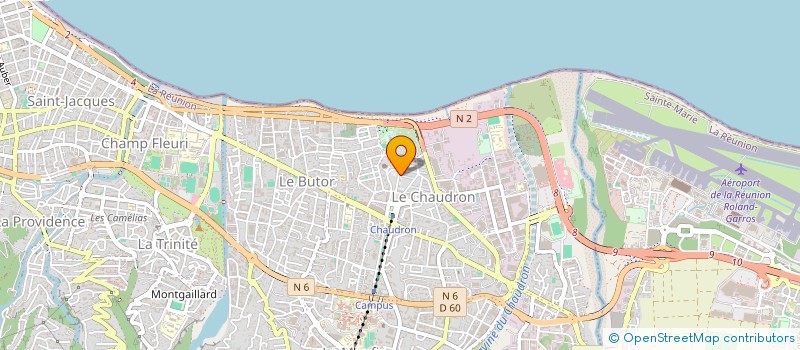 localisation de l'entreprise MONSIEUR JUSPAR DALLEAU  SAINT-DENIS