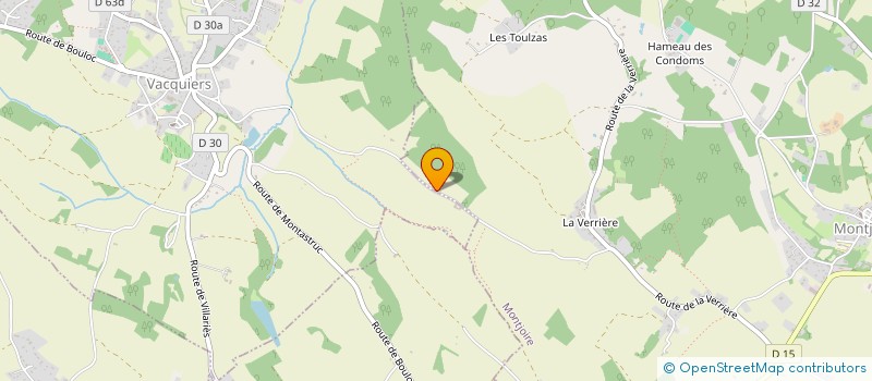 localisation de l'entreprise MONSIEUR JUST BORDAS  MONTJOIRE