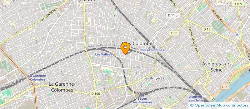 localisation de l'entreprise MONSIEUR JUST RABAIN à BOIS-COLOMBES