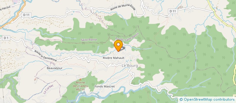 localisation de l'entreprise MONSIEUR JUST-RAPHAEL ATTERE  FONDS-SAINT-DENIS