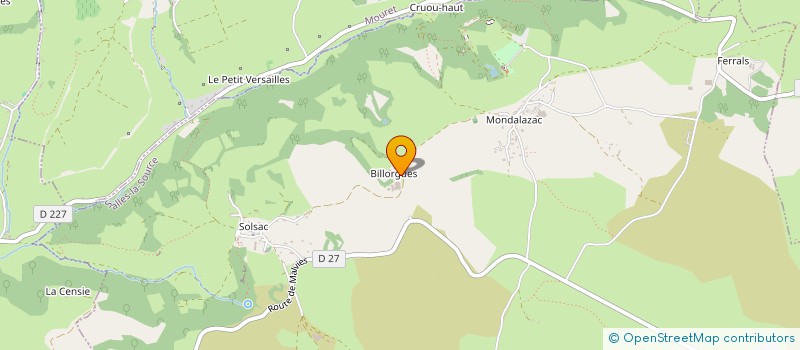 localisation de l'entreprise MONSIEUR JUSTE CLAIREAUX  SALLES-LA-SOURCE