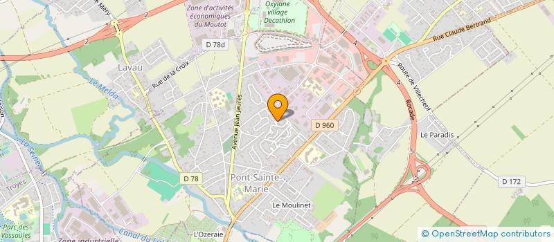 localisation de l'entreprise MONSIEUR JUSTE DARNHEL BOUESSO MAYAMOU  PONT-SAINTE-MARIE