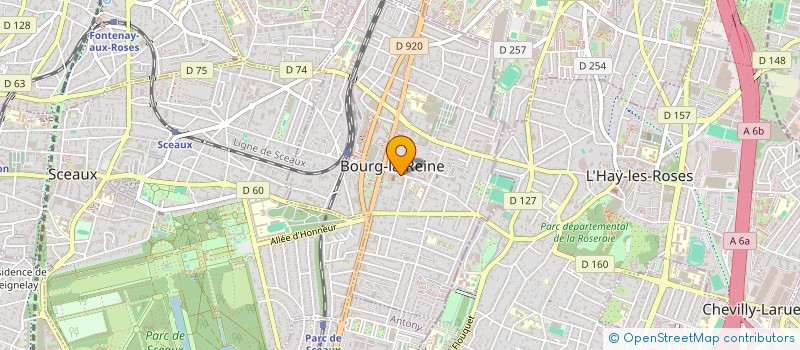 localisation de l'entreprise MONSIEUR JUSTIN ACHARIAN à BOURG-LA-REINE