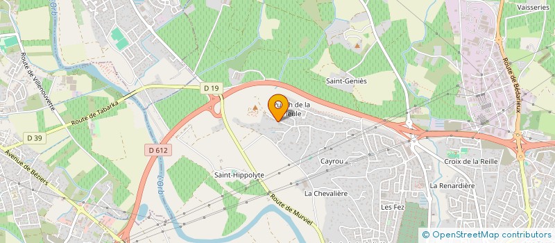localisation de l'entreprise MONSIEUR JUSTIN ALEXANDER HAMMOND à BEZIERS