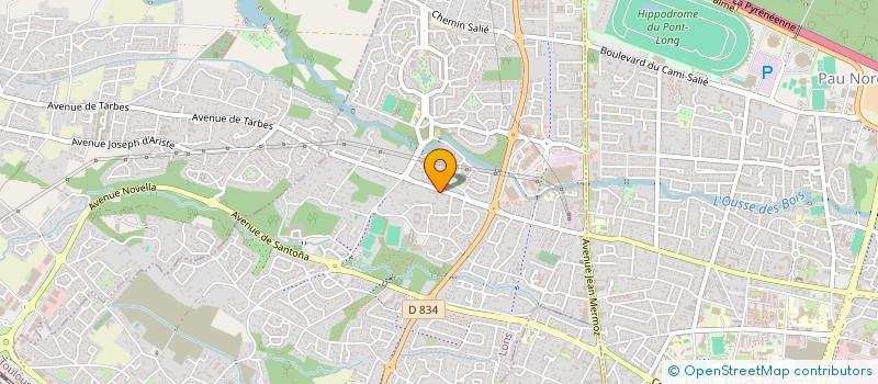 localisation de l'entreprise MONSIEUR JUSTIN AMOURS  LONS