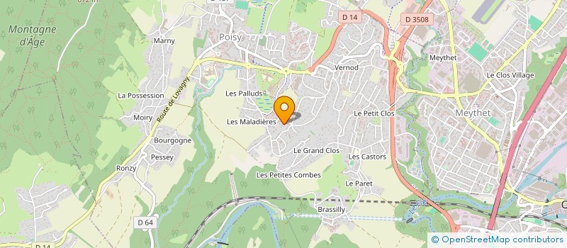 localisation de l'entreprise MONSIEUR JUSTIN ASDRUBAL  POISY