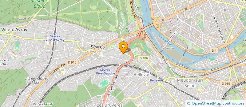 localisation de l'entreprise MONSIEUR JUSTIN BACLE à SEVRES