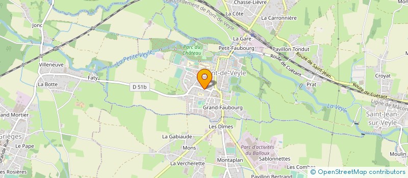 localisation de l'entreprise MONSIEUR JUSTIN BARA à PONT-DE-VEYLE