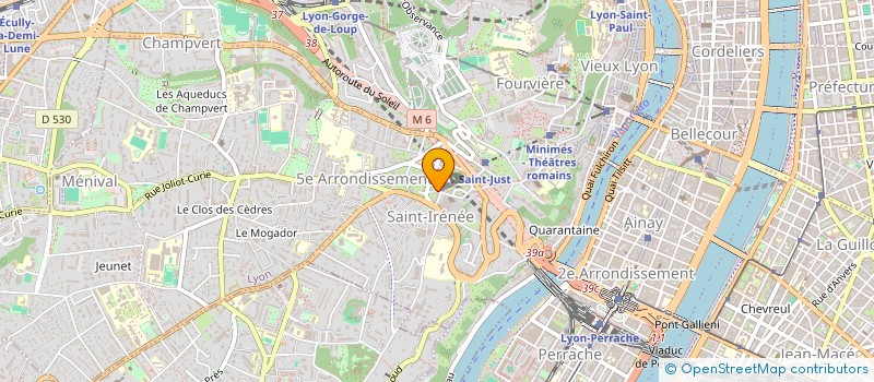 localisation de l'entreprise MONSIEUR JUSTIN BARON à LYON
