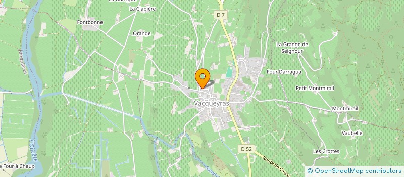 localisation de l'entreprise MONSIEUR JUSTIN BASQUIN à VACQUEYRAS